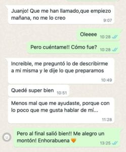 simulación entrevista de trabajo 3